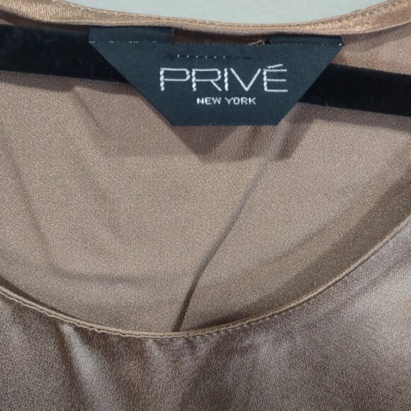 Vintage Prive New York Women's Silk Ombre Tank Size M - Picture 3 of 5